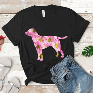 Labrador Shirt | Labrador Mom Shirt | Labrador Gifts | Labrador Flower TShirt for Her | Labrador Mama | Labrador Mother Daisies T Shirt