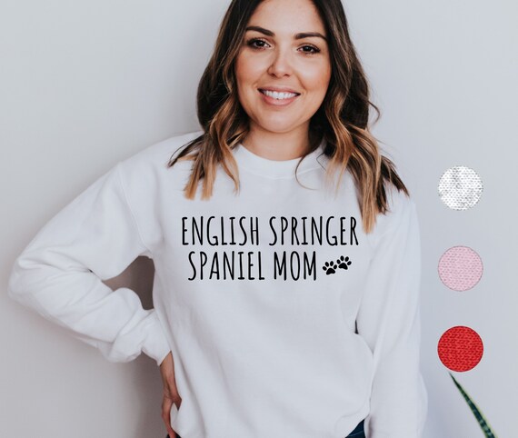 English Springer Spaniel Mom T-Shirt Gift For Women English Springer Spaniel Mom T-Shirt Gift For Women