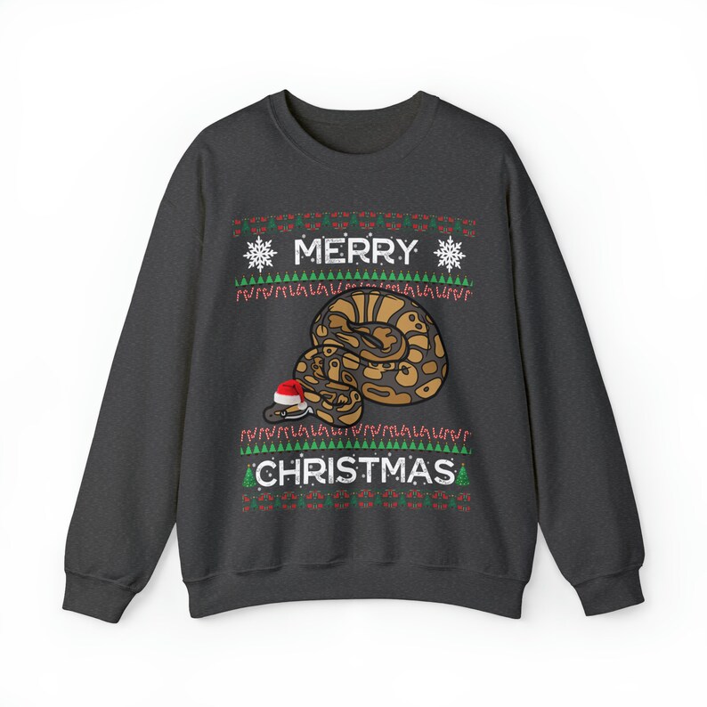 Ball Python Christmas Sweater | Ball Python Gift | Ball Python Sweater | Snake Sweater | Ugly Ball Python Sweatshirt XMas | Snake Mom Dad image 8