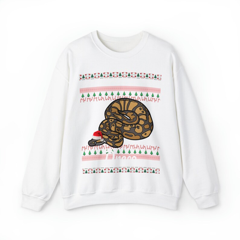 Ball Python Christmas Sweater | Ball Python Gift | Custom Ball Python Sweater | Snake Sweater | Snake Mom Dad | Ugly Ball Python Sweatshirt image 10