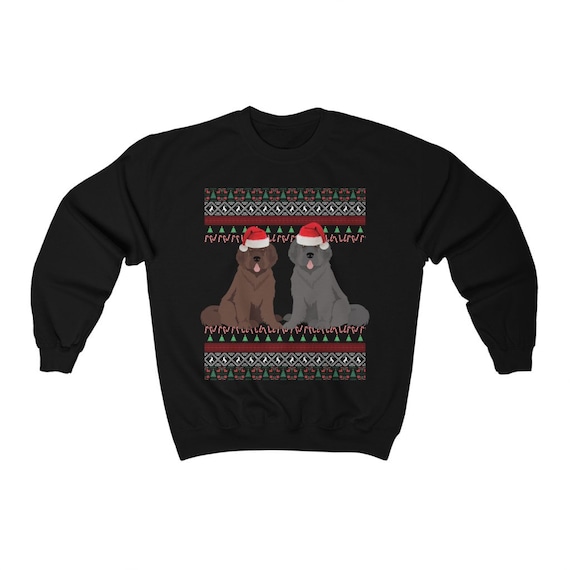 Newfoundland Dog Lover Ugly Christmas Sweater Xmas Gift T-Shirt Newfoundland Dog Lover Ugly Christmas Sweater Xmas Gift T-Shirt