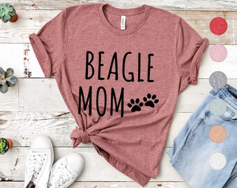 Beagle Mom Shirt | Beagle Shirt for Women | Beagle Mama T-Shirt | Beagle Gift for Her | Beagle Mother TShirt | Beagle T-Shirt | Beagle Mum