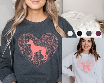 Sudadera Whippet / Sudadera Whippet Mom / Suéter Whippet para mujer / Regalos Whippet para ella / Whippet Mama / Suéter Whippet Dog Mom