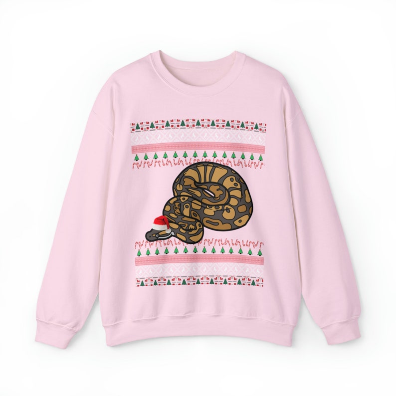 Ball Python Christmas Sweater | Ball Python Gift | Ball Python Sweater | Snake Sweater | Snake Mom Dad | Ugly Ball Python Sweatshirt XMas image 3