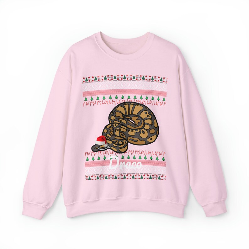 Ball Python Christmas Sweater | Ball Python Gift | Custom Ball Python Sweater | Snake Sweater | Snake Mom Dad | Ugly Ball Python Sweatshirt image 8