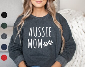 Aussie mom sweatshirt Clearance