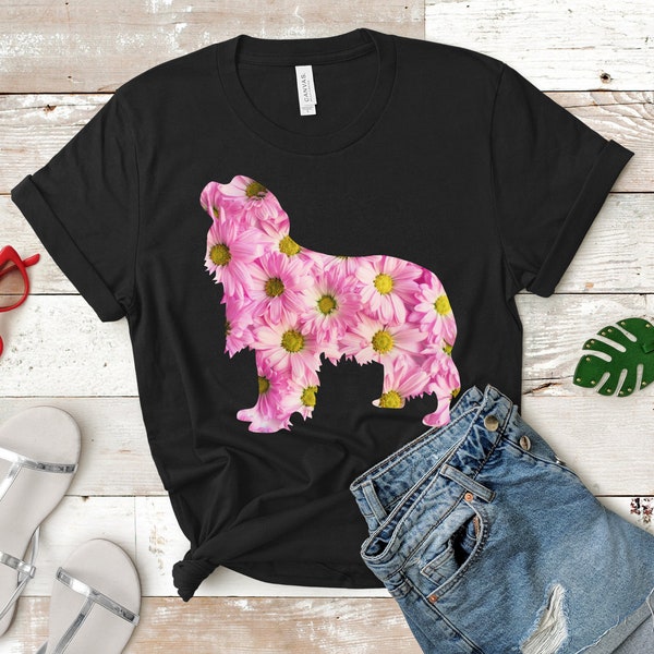 Camiseta Cavalier King Charles Spaniel / Camiseta Cavalier Mom / Regalos Cavalier / Camiseta Cavalier / Camiseta Cavalier Mama / Cavalier Mother Daisies