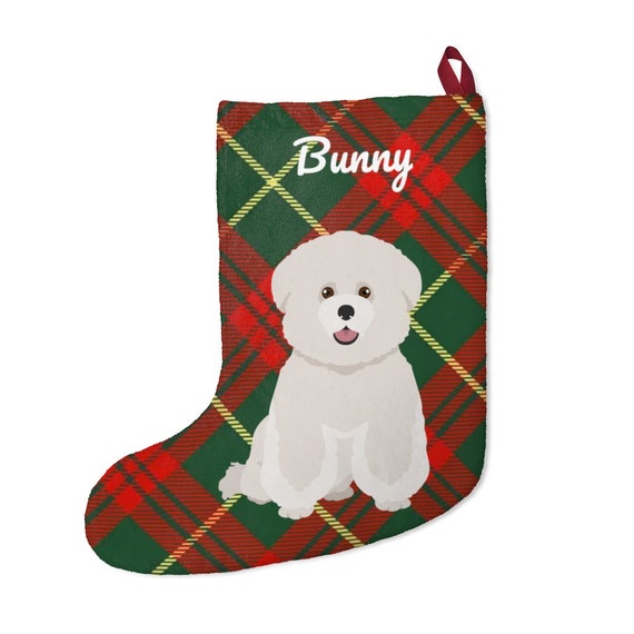 Bichon Christmas Stocking Bichon Christmas Stocking