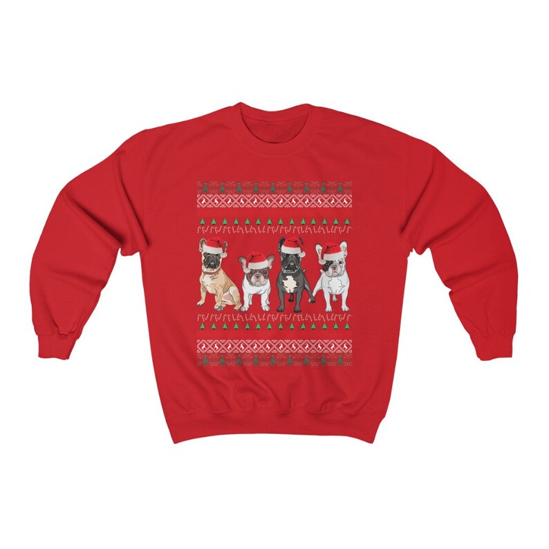 Ugly French Bulldog Christmas Sweater French Bulldog Gifts Etsy