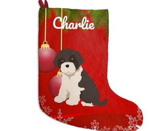 Calza della Befana Jack-A-Poo / Regali Jack-A-Poo / Calza della Befana JackAPoo personalizzata / Jack-A-Poo mamma papà Natale / Festa del barboncino Jack Russell