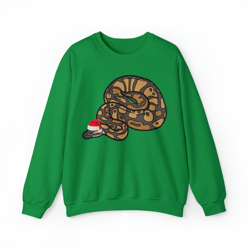 Suéter de pitón bola / Regalo de pitón bola / Suéter navideño de pitón bola / Suéter de serpiente / Mamá serpiente papá / Sudadera fea de pitón bola Navidad imagen 7