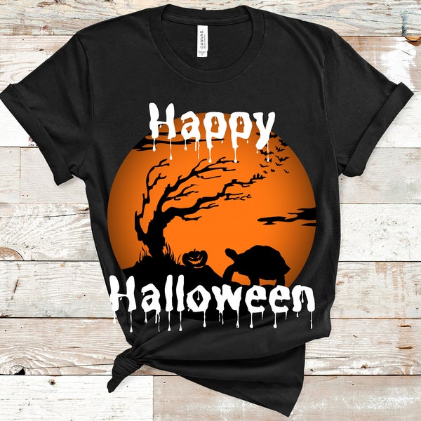 Tortoise Halloween Shirt | Tortoise Gift for Him | Tortoise Mom TShirt | Tortoise Dad | Halloween Costume Tortoise Holiday | Land Turtle