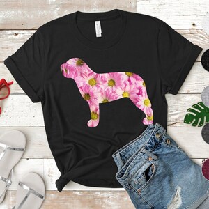 Mastiff Shirt | English Mastiff Mom Shirt | English Mastiff Gifts | Mastiff Dog Flower TShirt | Mastiff Mama T-Shirt | Mastiff Mother