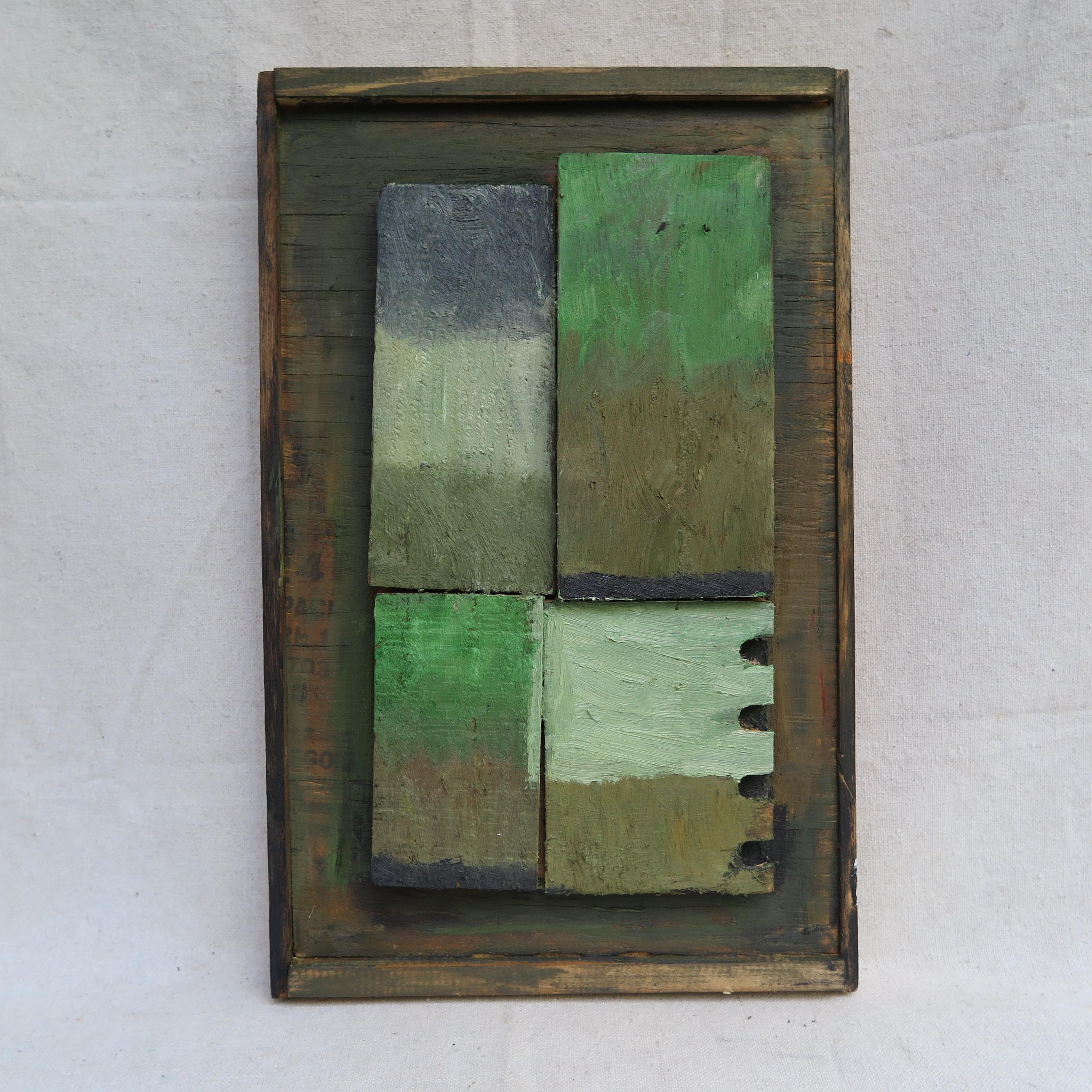 Gregg Laananen Found Wood Modern Art Construction / Original Wall Art Sculpture / No. 93
