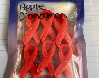 Pastillas de cera aromáticas de manzana y canela hechas a mano