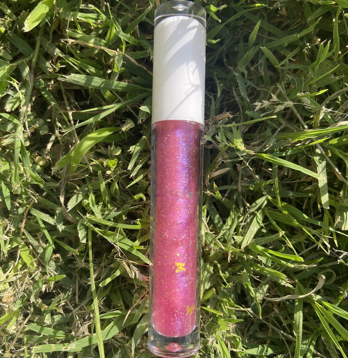 Pink Butterfly Shiny Clear Lipgloss - Etsy