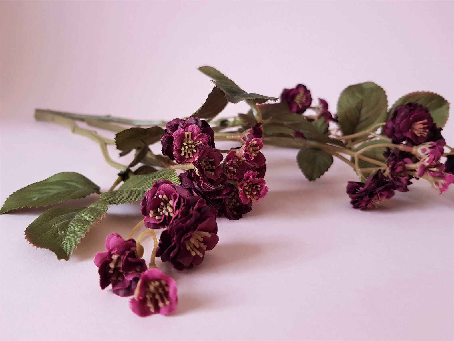WILD ROSES in Maroon Artificial Flowers Wild Rose Flowers Etsy