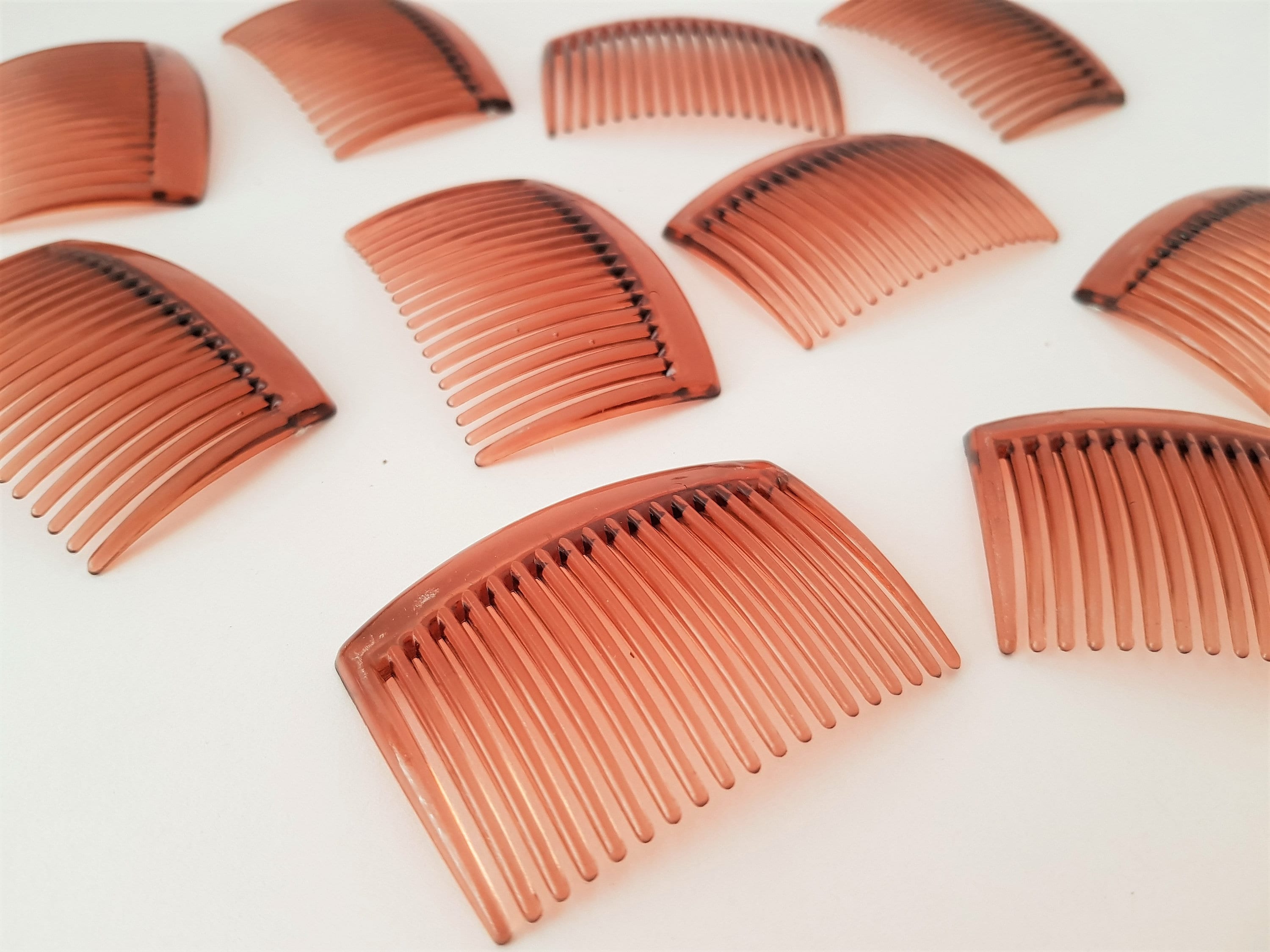 10 pcs HAIR COMB Slides Craft and Supplies Plastic Hair Etsy