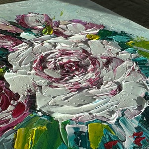 Original Oil Painting “One Rose”