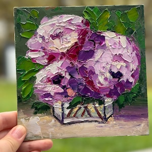Original Oil Painting “Peonies in a Vase”