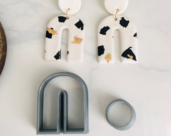 U Shape Clay Cutter Set: Arch Pendant, Geometric Cookie Cutter