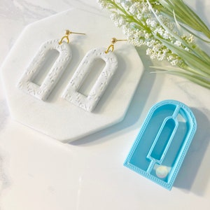 Bogen Donut Ausstechform: Minimalistische Polymer Clay Form