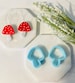 Mushroom Shape, Mushroom Pendant, Clay Cutter, Toadstool Shape, Clay Mold, Polymer Clay Cutter, Clay Cutter, 3D Polymer Clay Cutter Set 