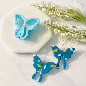Swallowtail Butterfly Clay Cutter: Polymer Clay Mold