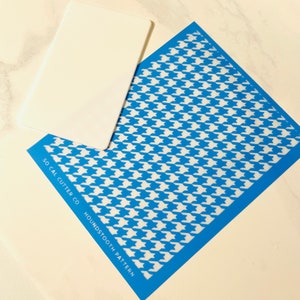 Clay Silk Screen Stencil, Houndstooth Pattern, Clay Stencil and Squeegee, Textile Pattern, Polymer Clay, Art Supplies Screen & Squeegee