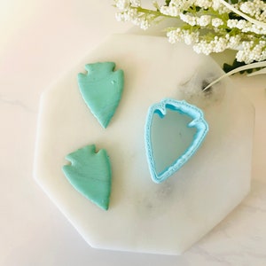 Arrowhead Clay Cutter: Southwestern Boho Earring Mold