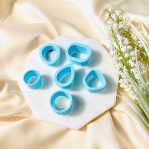 Geometric Clay Stud Cutter Set: Polymer Clay Jewelry Making