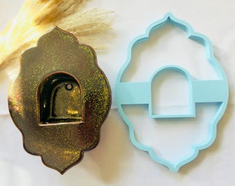 Ornate Wall Niche Clay Cutter, Decorative Wall Niche, Air Dry & Ceramic Clay