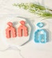 Scalloped U Shape Clay Cutter, Scalloped Stud, Clay Mold Set, Fan Shape, Arch Shape Pendant, Cookie Cutter, 3D Polymer Clay Cutter Set 