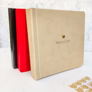 Polaroid Photo album scrapbook, instax mini album, gift for boyfriend, travel book