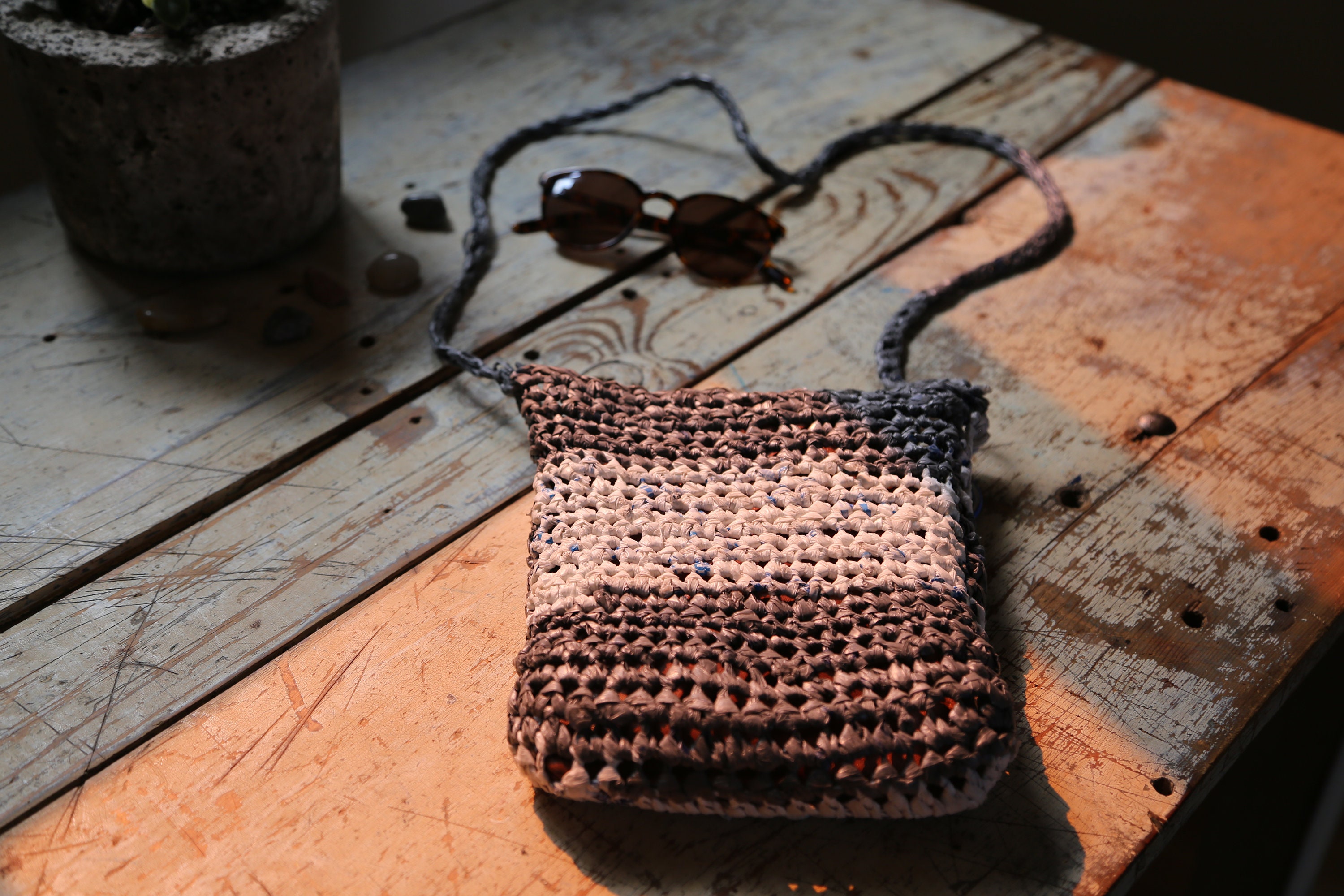 Plastic Yarn Purse/Side Satchel Etsy