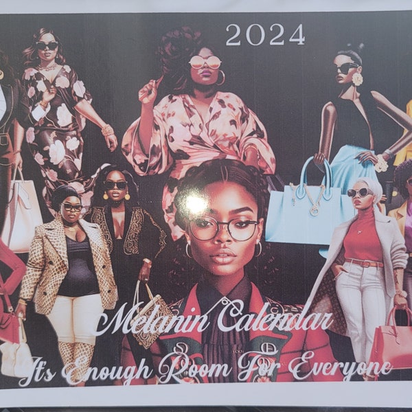 Black Women Calendar 2024 Etsy