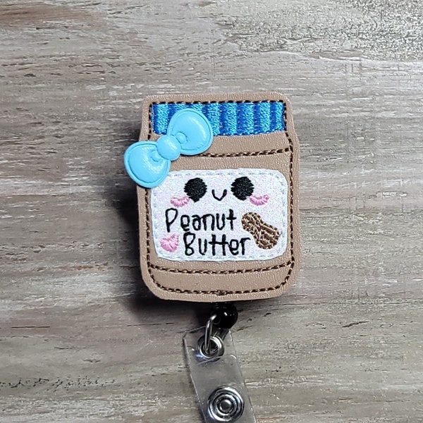 Peanut Butter Cutie | food badges | peanut butter badges | medical badges | nurse badges | name badge holders | ID holders | badge reels
