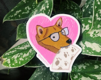 homework dog birthday Dog Ate Their Homework Sticker | Colorful Sticker | Laptop | Dog Sticker | Pet Sticker | Notebook | Illustration | Vinyl | Decorative |