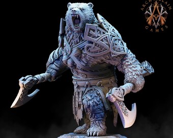 Figurine Ours Polaire D&D - Miniature Pour Jeux De Rôle Dungeons & Dragons