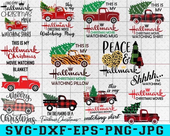 This Is My Hallmark Christmas Movie SVG Bundle, Farmhouse Christmas SVG, Hallmark Christmas Movie Watching Shirt, Watching Blanket, Watching