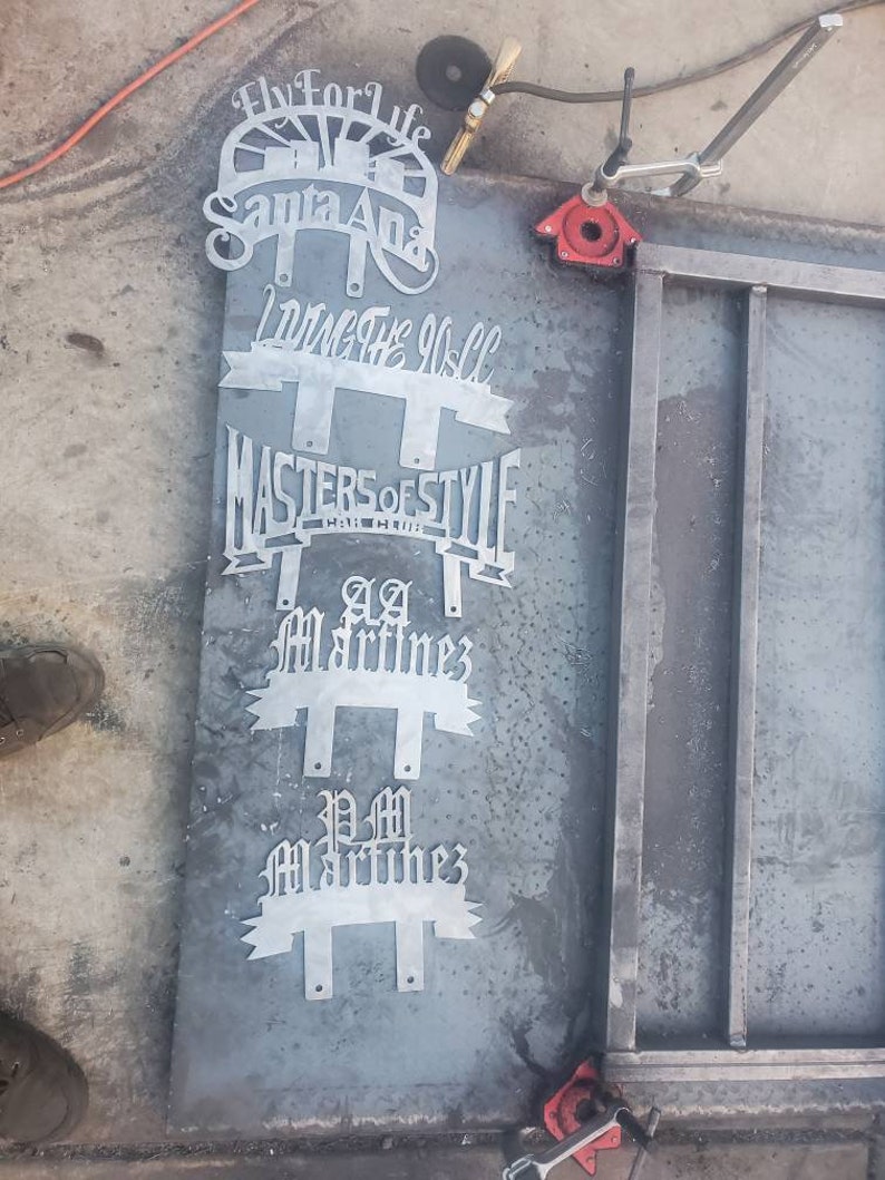 Custom Car Club Plaques Lowrider Lifted Custom Business Sign Etsy