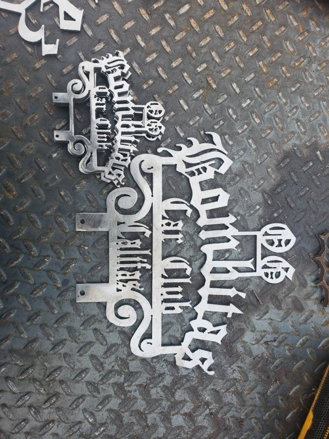 Custom car club plaques lowrider lifted custom business sign Etsy