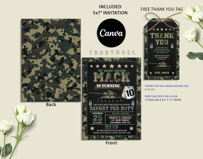 Army Invitation,Camo Invitation,Soldier Invitation,Military Party,Army Birthday,Army Invite,Military Invitation,Camo Birthday,Military Birthday,Birthday Gift,Instant Download Art,Invitation Digital,Digital Download