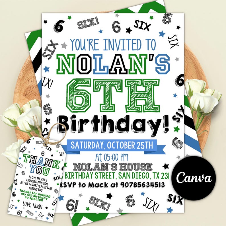 Boy Invitation,Bruh Invite,Boy Birthday Invite,Boy Birthday,Bruh Its My Birthday,Boy Invites,Gifts for Boys,Birthday Gifts,Boy 6th Invitation, thank you tag