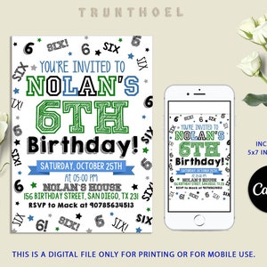 Boy Invitation,Bruh Invite,Boy Birthday Invite,Boy Birthday,Bruh Its My Birthday,Boy Invites,Gifts for Boys,Birthday Gifts,Boy 6th Invitation
