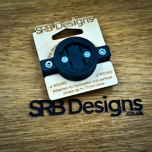SRB Designs Elite Strap Mount for Garmin Varia (RTL510, RTL515)