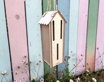 Butterfly House Kit – Easy Slot Together DIY Garden Project with Flower Seeds