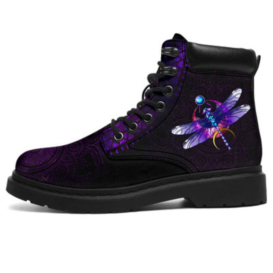 fly boots purple