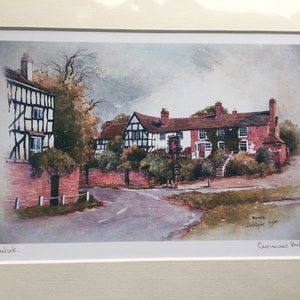 Powick . Worcestershire. Signed special edition print