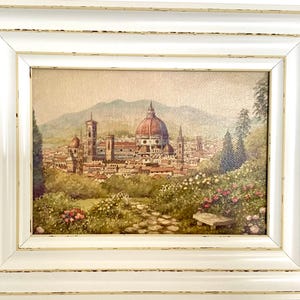 Florence. Boboli Gardens . Special Edition Framed Canvas Print
